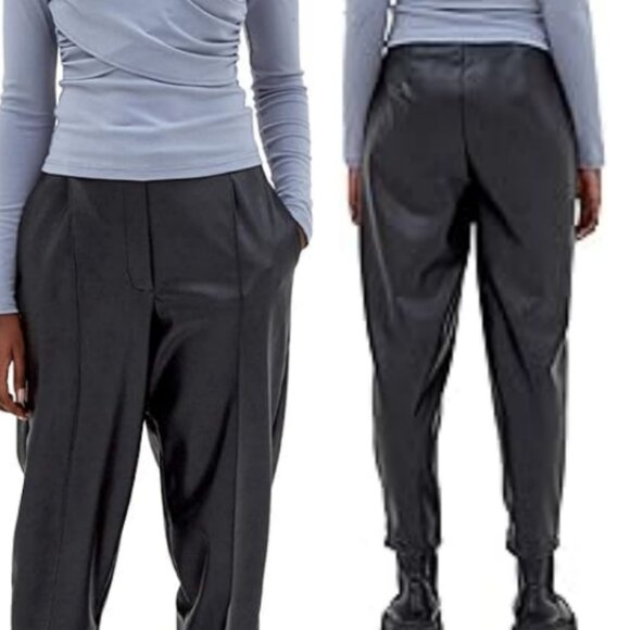 4th+Reckless Vegan Leather Miller Trousers - Picture 3 of 3